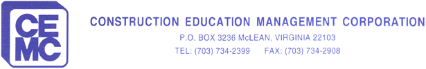 CONSTRUCTION EDUCATION MANAGEMENT CORPORATION logo